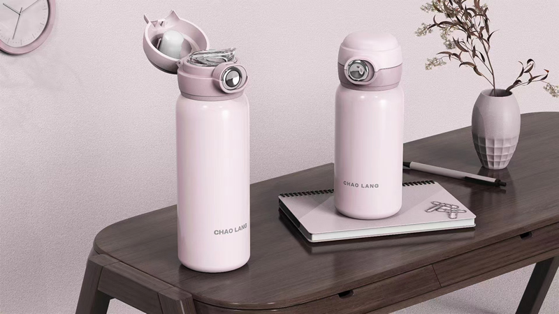 甜甜圈係列彈跳保溫(wēn)杯(bēi)