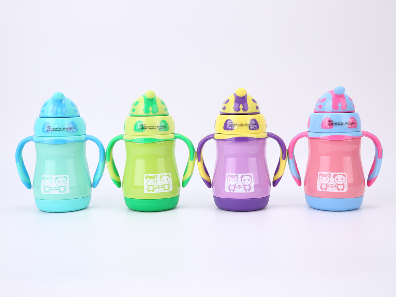 不鏽鋼兒童吸管壺